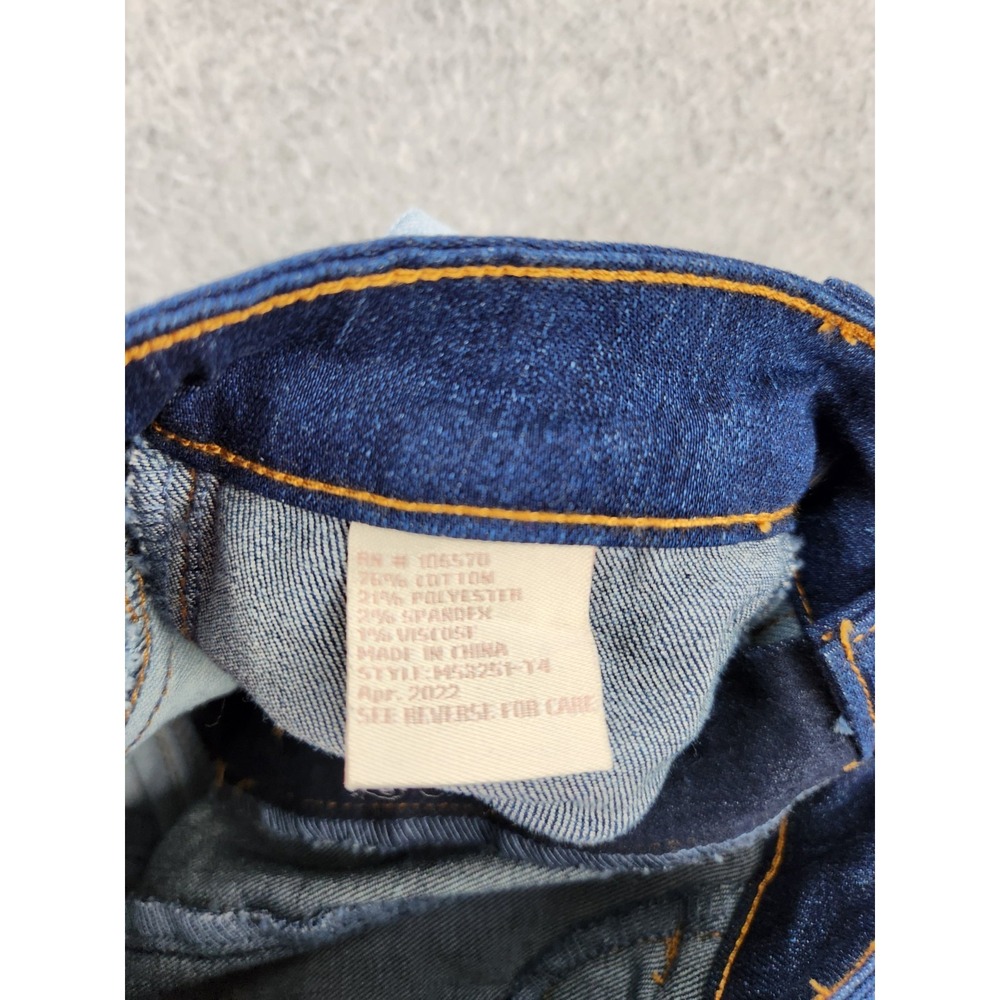 Altar'd State Jeans Sz 26 Tall Long Blue Denim Striped Flare 70s Hippie Festival - Picture 12 of 15